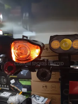 Bicycle Headlight, Speedometer, Horn, Alarm