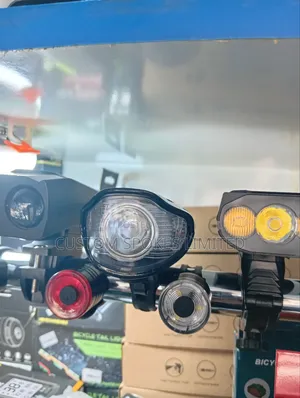 Bicycle Headlight, Speedometer, Horn, Alarm