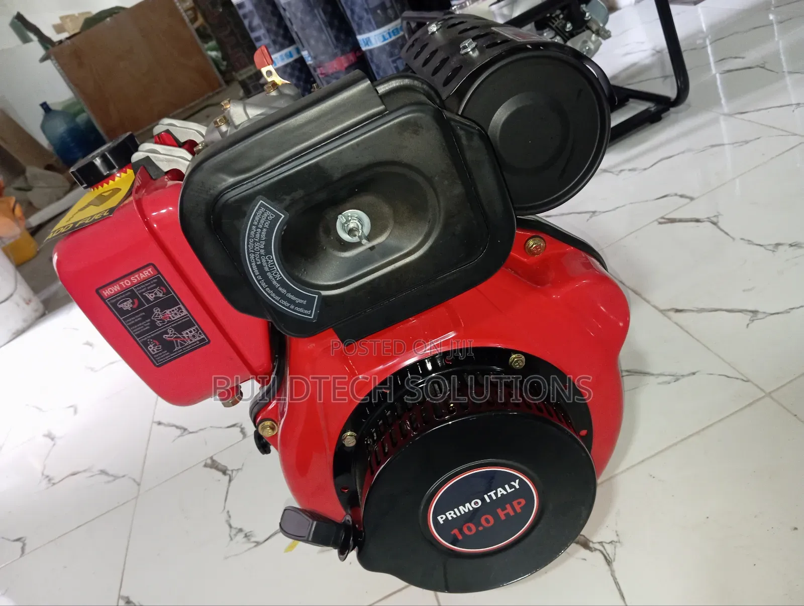 Primo Italy Air Cooled Hl 186 Fa 10 Hose Power Diesel Engine