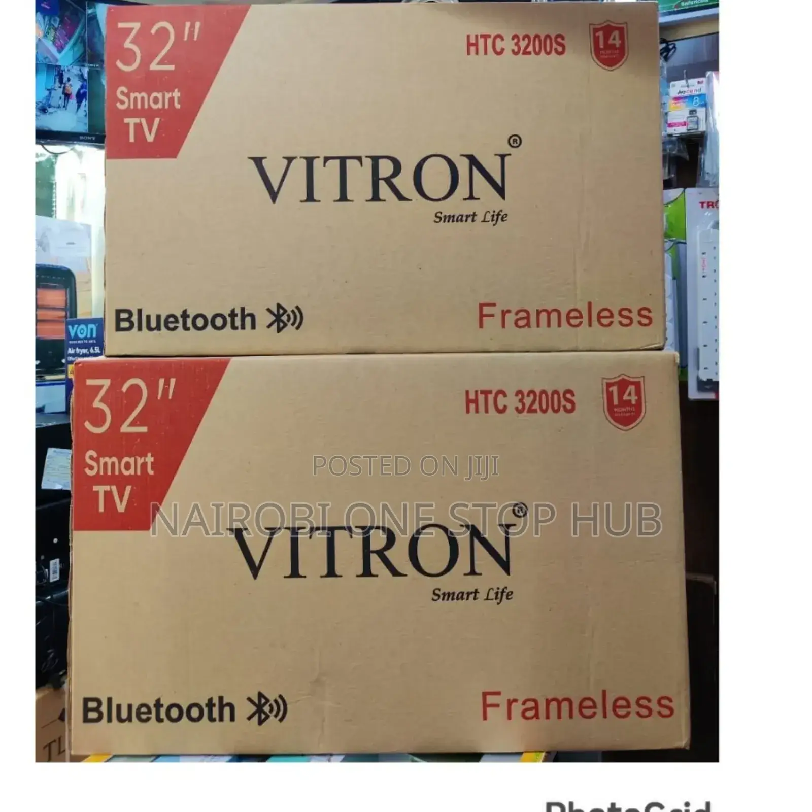 Vitron 32′′ Smart Android Frameless With Bluetooth Tv