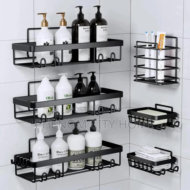 6pc Bathroom Organizers Available