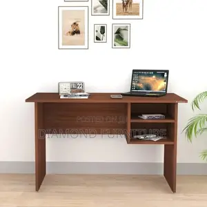 Office Furniture; 120cm Zone Study Desk (With Storage Shelves)