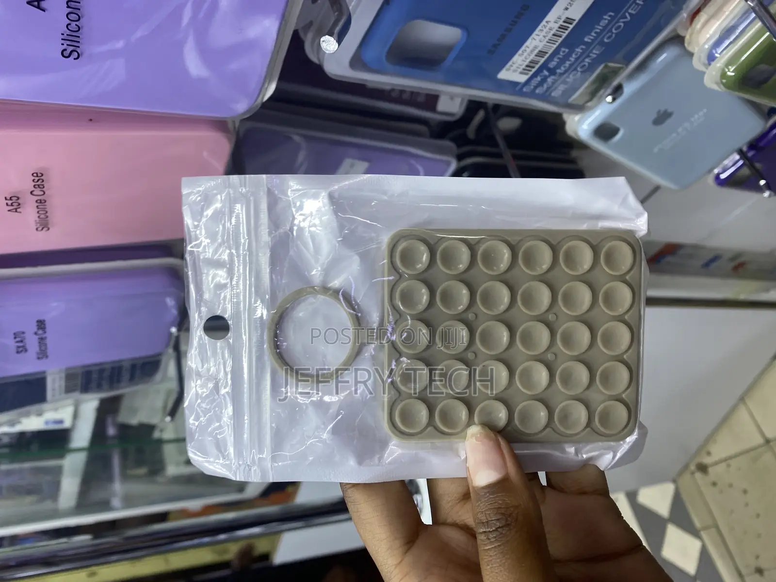 Mystick Sticky Phone Stand Silicone Suction Phone Case Mount