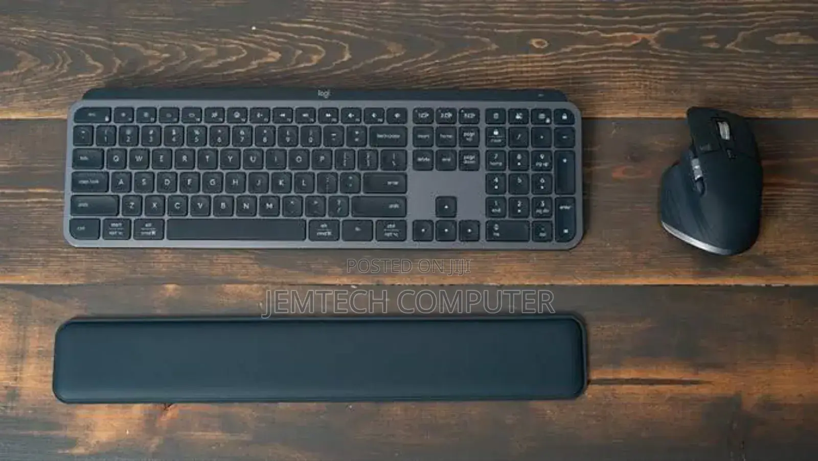 Logitech Mx Keys S Bluetooth Combo Keyboard,Mouse,Palm Rest - Graphite