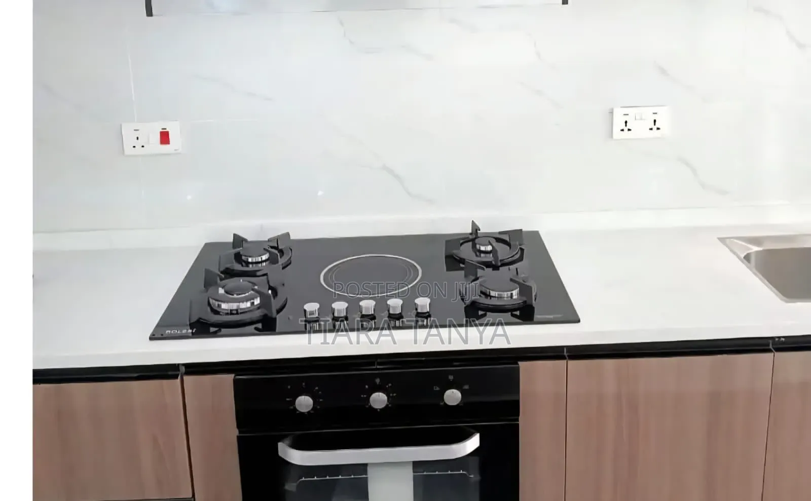 Bolesi Built in Hob 90cm 4 Gas and 1 Ceramic Burner