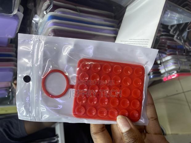 Newsrt Suction Phone Case Mount, Sillicon Adhesive Phone Accessory - main view