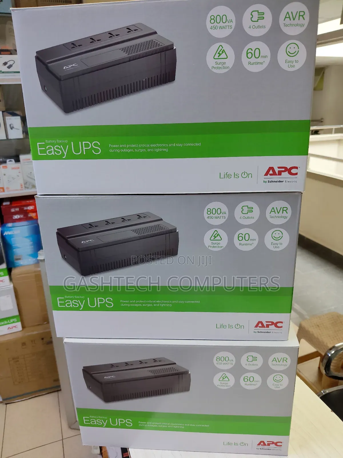 Apc Easy Ups Bv 800va 4 Outlet Bv800i-MSX