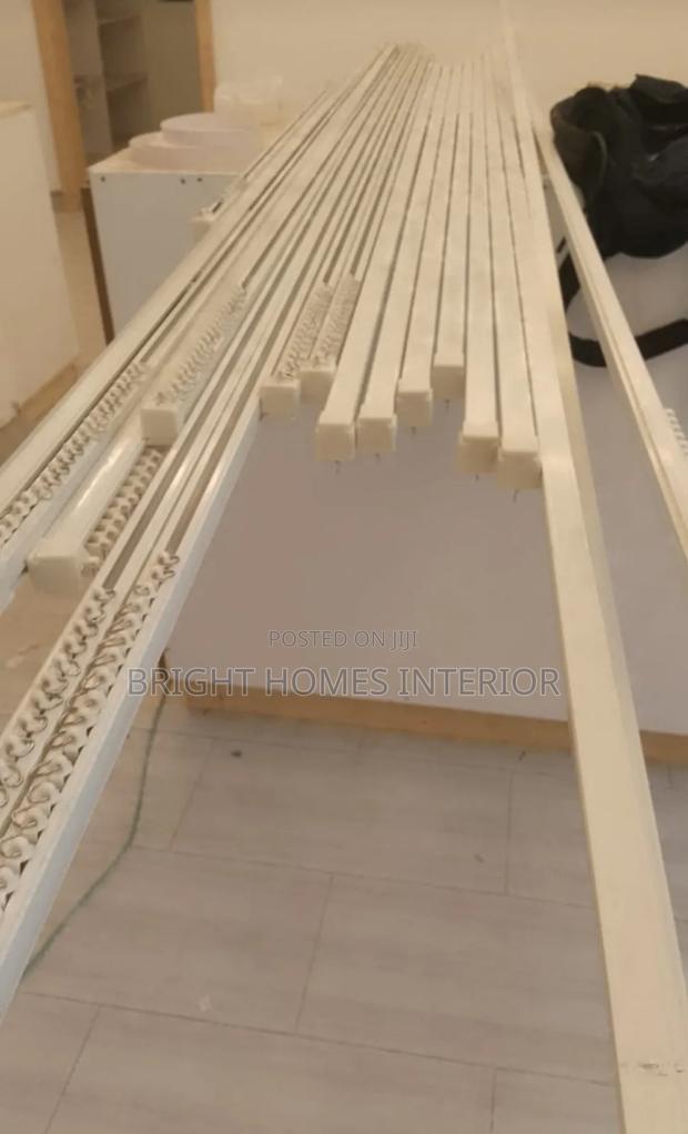 Window Curtain Rails Ceiling Mounting Single Track Rail