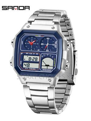 Sanda Dual Time Display Stainless Steel - main view