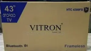 Vitron 43" Inch Bluetooth Enabled Frameless Smart Android Tv