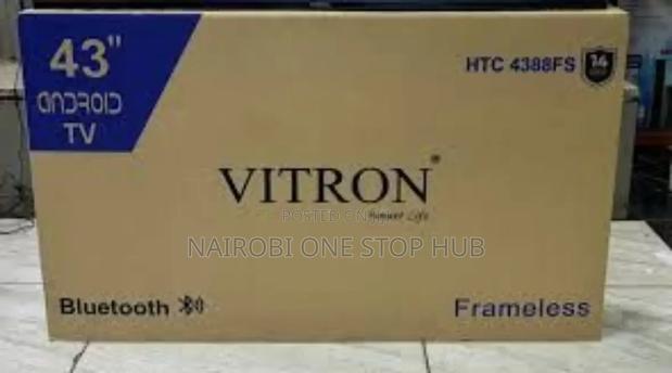 Vitron 43" Inch Bluetooth Enabled Frameless Smart Android Tv - thumbnail 2