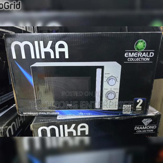 Mika Microwave Oven, 20l, Manual, Solo Functionality, White - main view