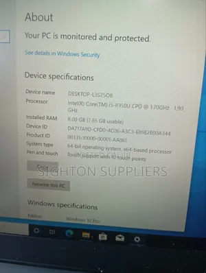 Laptop Lenovo ThinkPad T480 8GB Intel Core I5 SSD 256GB