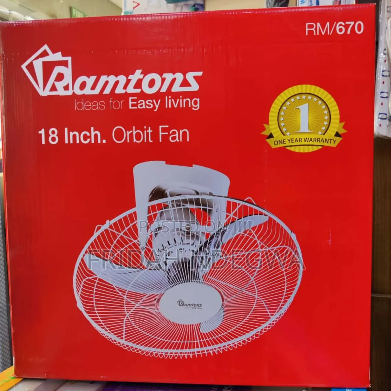 Ramtons Orbit Fan 18