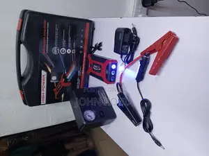 High-Power Multi-Function Jump Starter Kit With Air Compressor