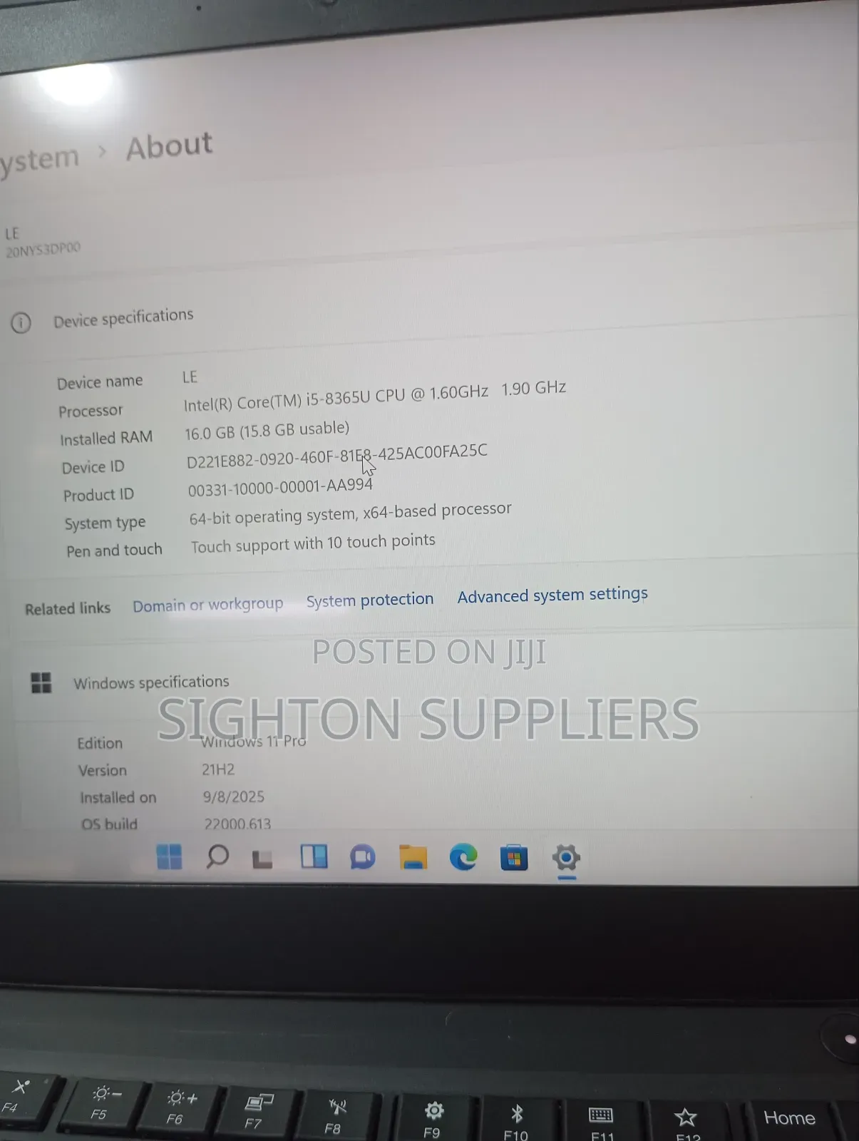 Laptop Lenovo Thinkpad T490s 16GB Intel Core i5 SSD 256GB