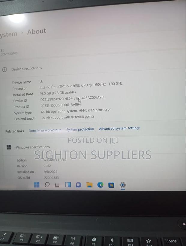 Laptop Lenovo Thinkpad T490s 16GB Intel Core I5 SSD 256GB