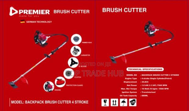 Powerful Premier Backpack Brush Cutter - 35cc 4 Stroke - main view