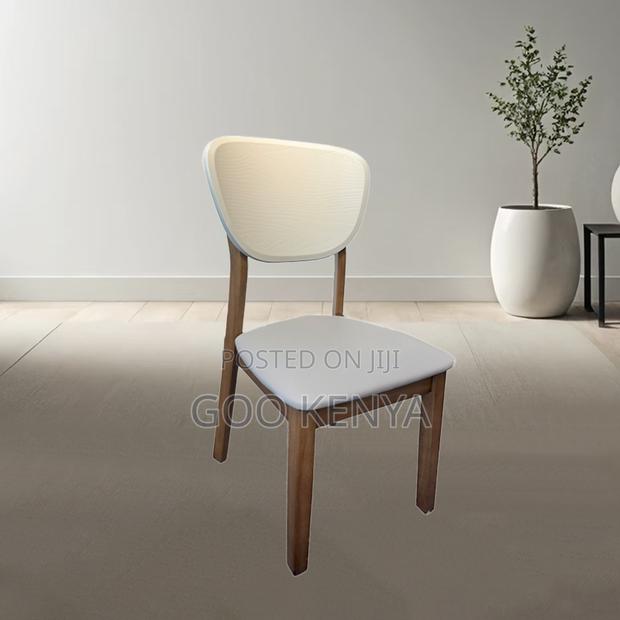 Dining Chair; Curve-Back Leather Dining Chair - thumbnail 4