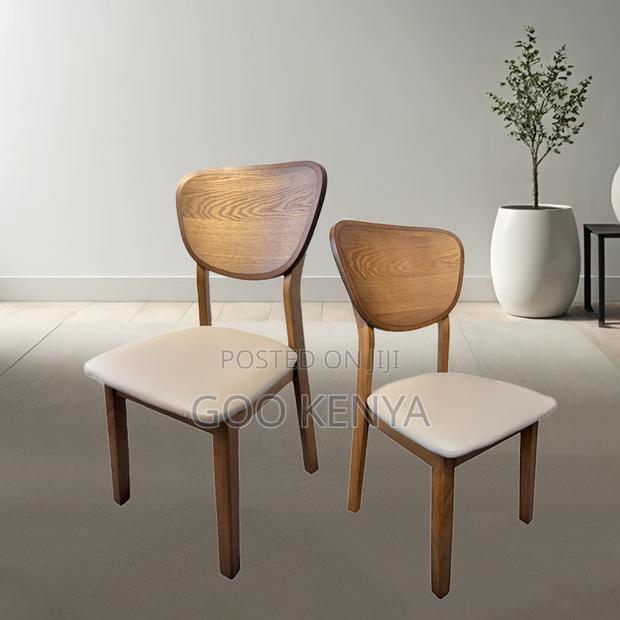 Dining Chair; Curve-Back Leather Dining Chair - thumbnail 6