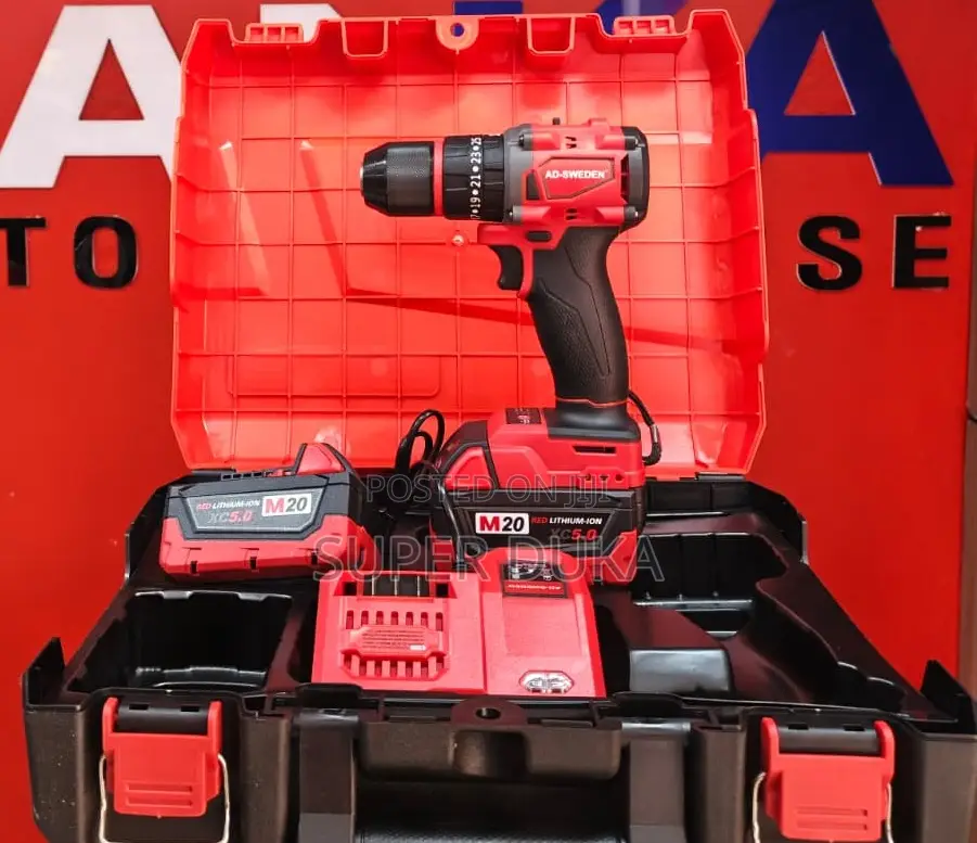 Ad-Sweden Brushless Cordless Drill.Rechargeable-with Hammer Option.