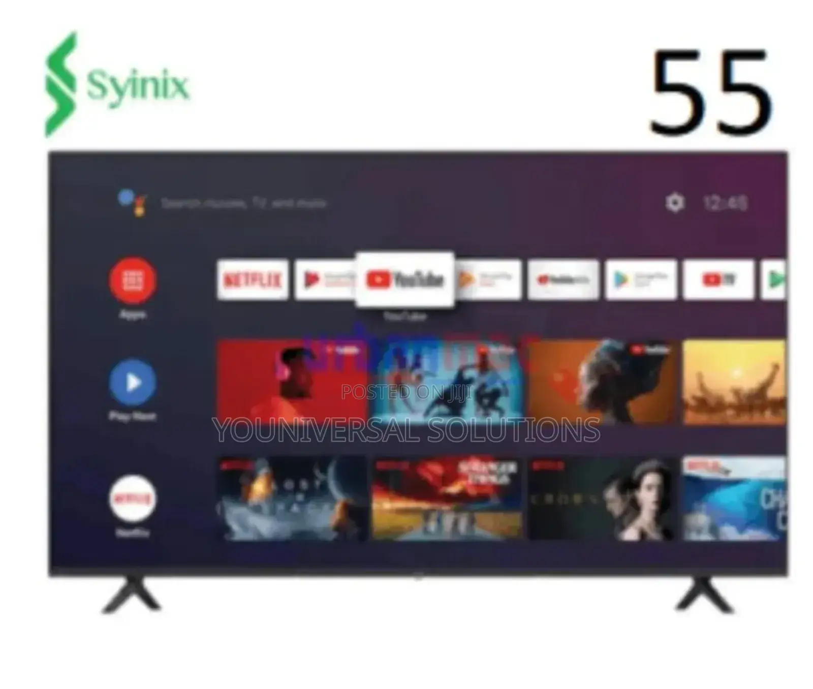 Syinix 55 Inches Google Smart Tv