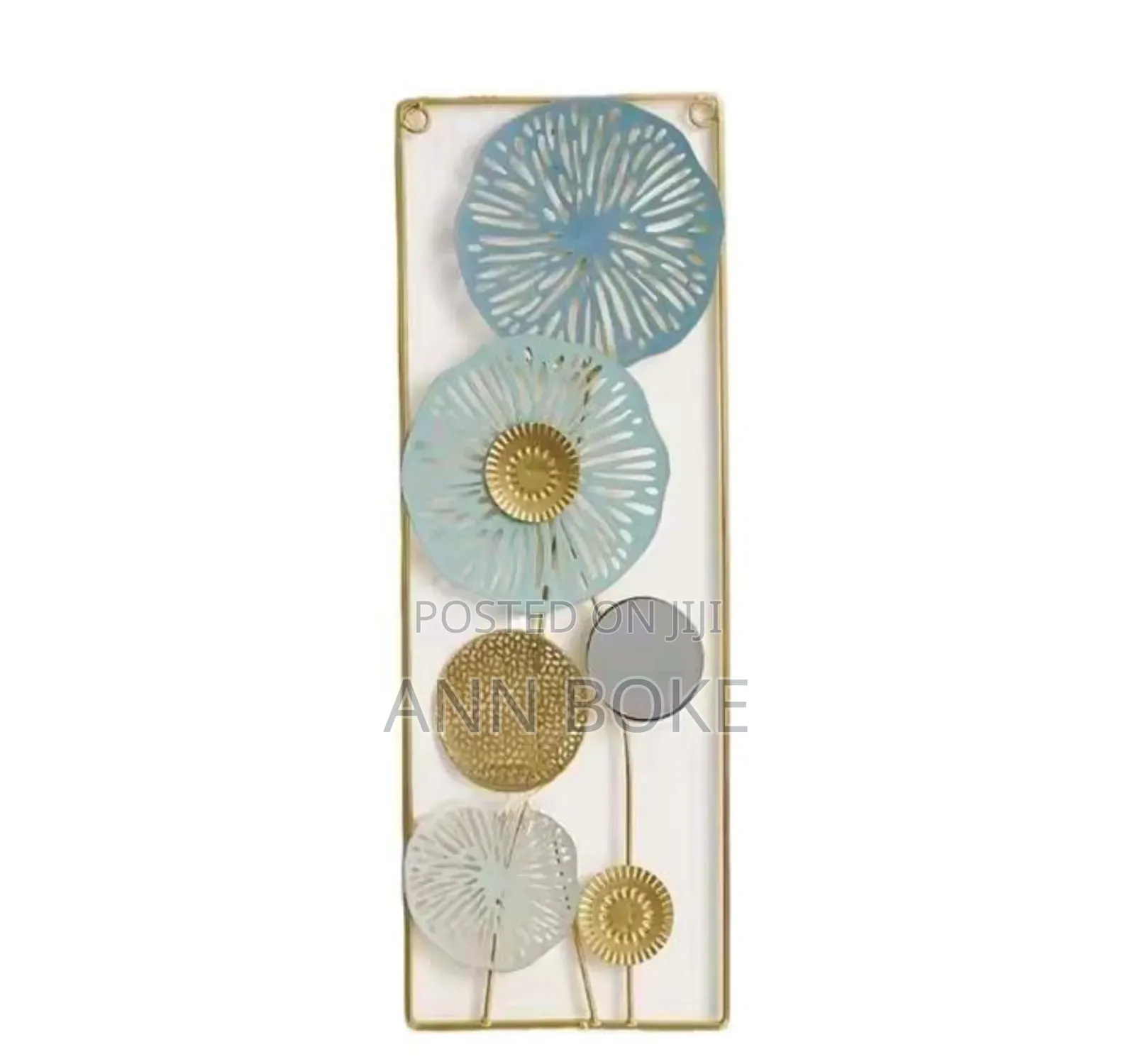 *New Arrival* Wall Hanging Gold Plated Metallic Flower