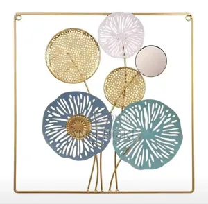 *New Arrival* Wall Hanging Gold Plated Metallic Flower