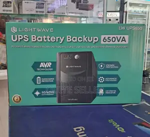 Reliable Lightwave 650va Ups With High/Low Voltage Protection