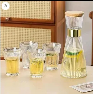 *Glass Carafe With Glasses*