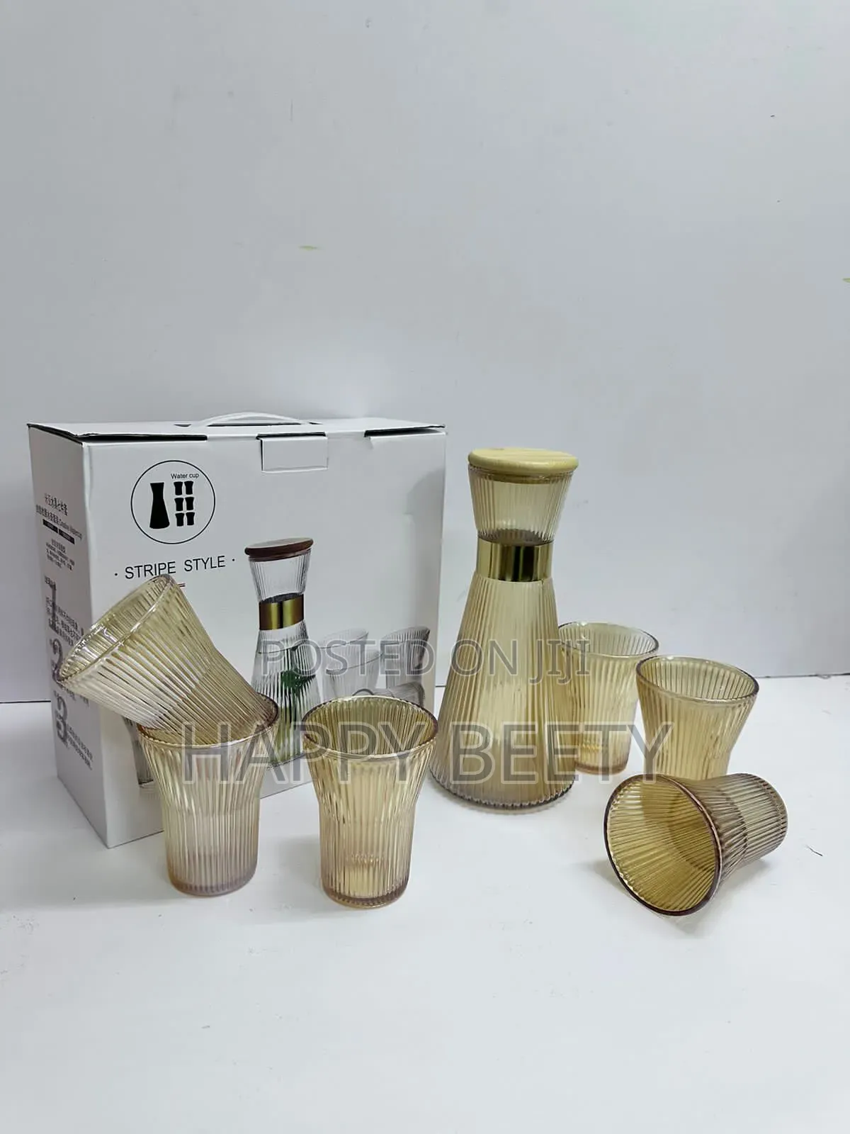 *Glass Carafe With Glasses*
