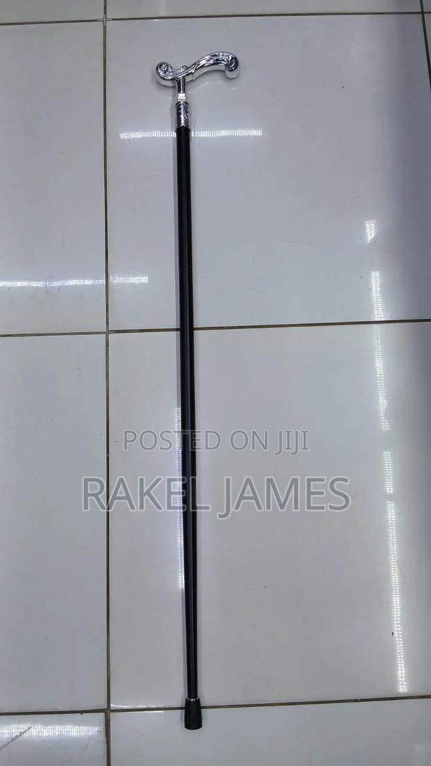 Silver T-Handle Walking Stick - thumbnail 3