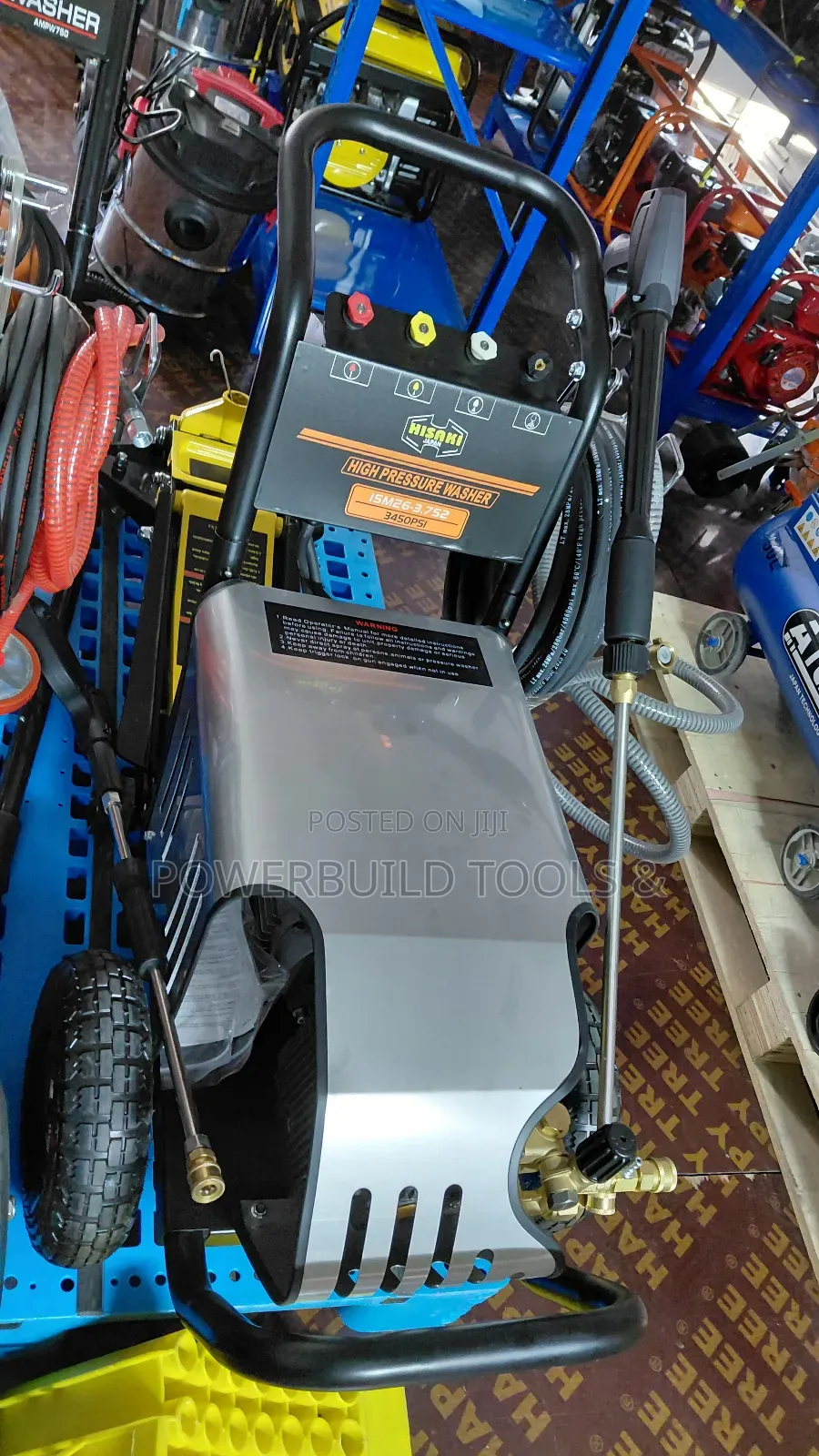 Hisaki 3450psi Electric Carwash Machine High Pressure