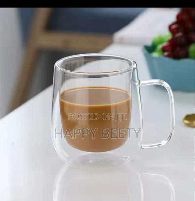 * Transparent Double Wall Mug Heat-Resistant - thumbnail 2