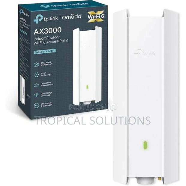 Tp-Link Ax3000 Indoor/Outdoor Wifi 6 Access Point Tl-Eap650