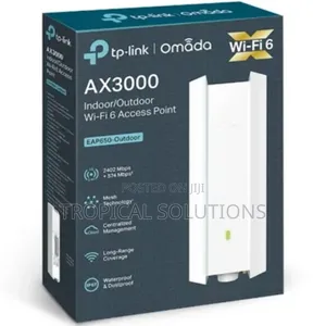 Tp-Link Ax3000 Indoor/Outdoor Wifi 6 Access Point Tl-Eap650