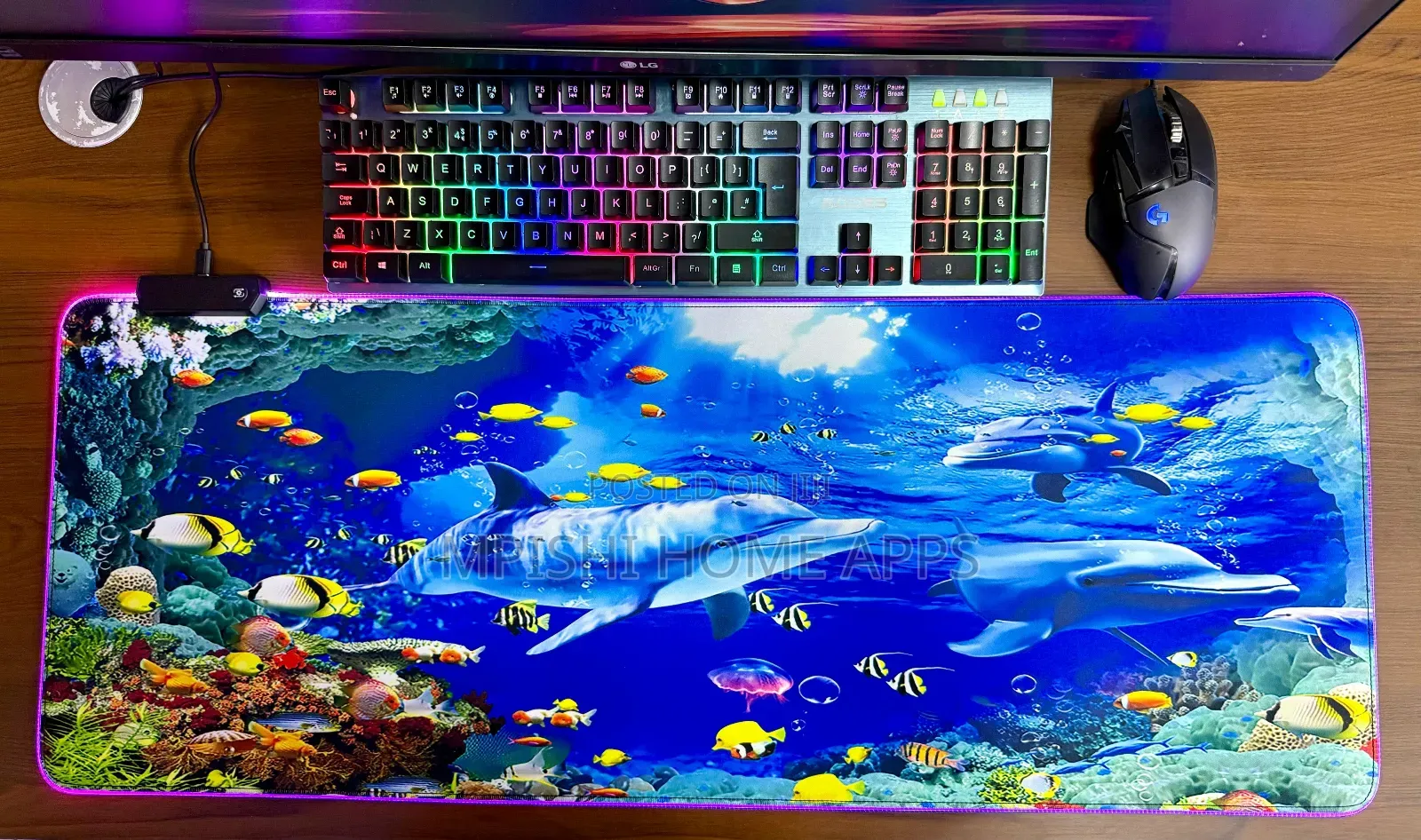 RGB Gaming Mouse Pad 80×30cm