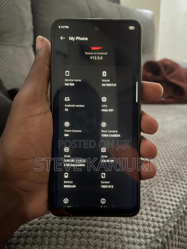Itel S24 256 GB Black - main view