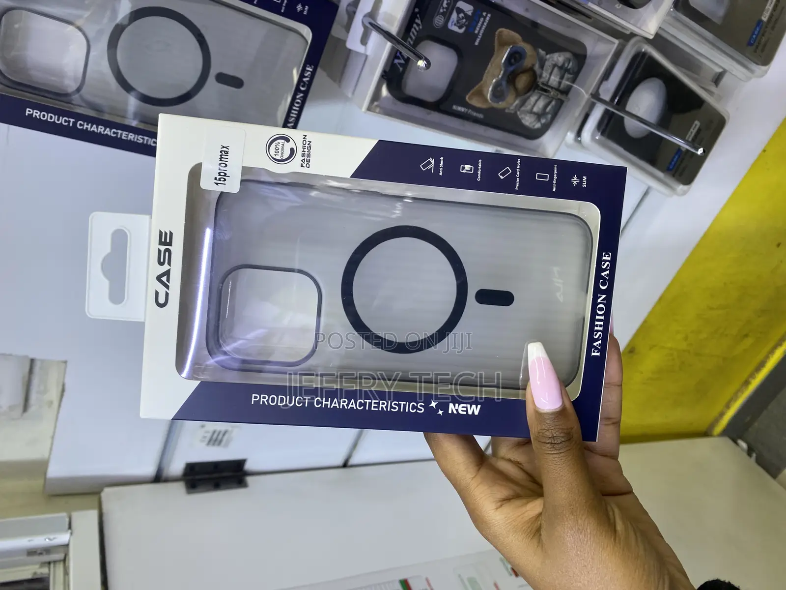 Torras Magnetic for iPhone 15 Pro Max Case Non-Yellowing