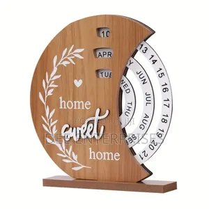 Perpetual Wooden Block Calendar