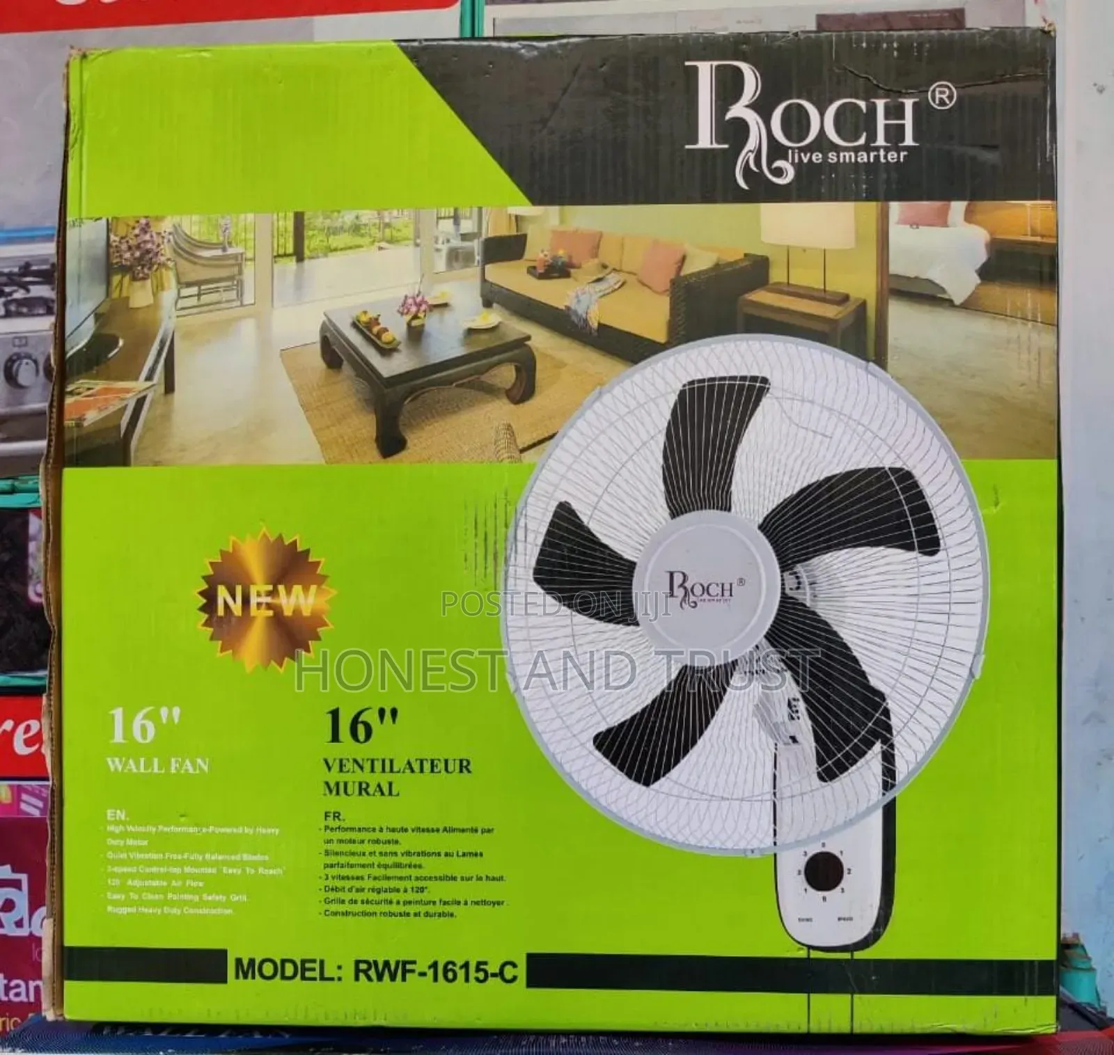 16 Inch New Design Wall Fan