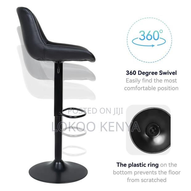 Barstool: Adjustable Height Counter Stool - thumbnail 2