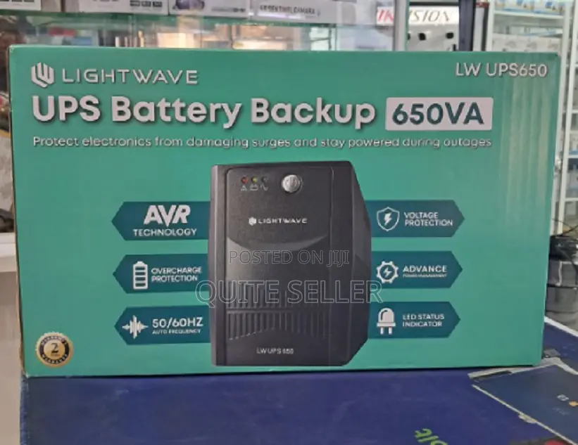 An Affordable, Reliable Uninterruptible Lightwave 650 Va Ups