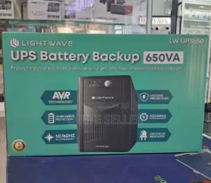 Lightwave 650 Va Ups - Surge Protection and Voltage Regulation