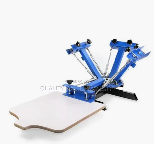 4 Colour 1 Station Screen Print Machine - main view