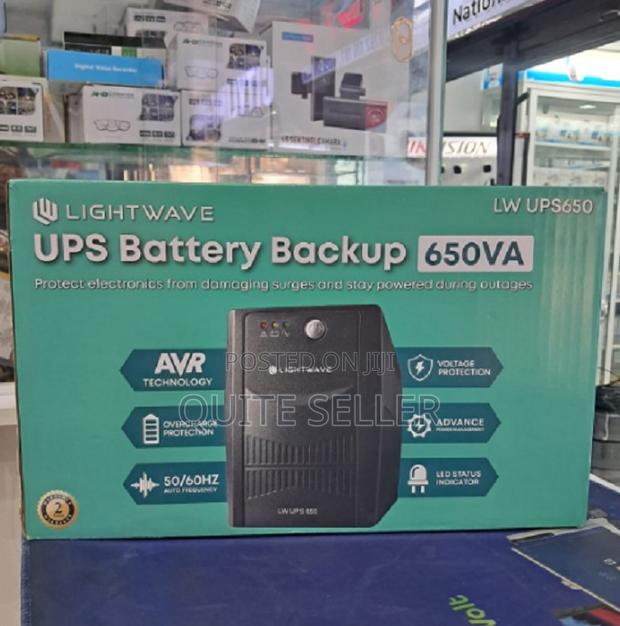 Lightwave Lw Ups 650va , 650v/650ah Compact Tower-Style, Ac Output