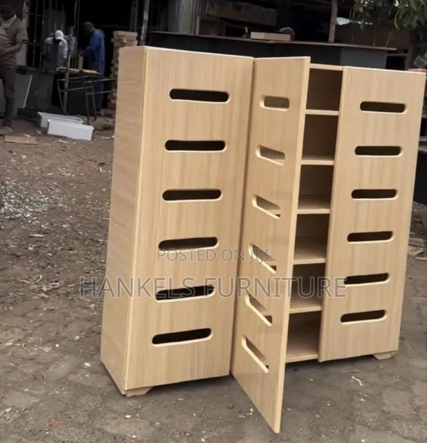 New 2 Door 4 by 4 Shoe Rack - thumbnail 2
