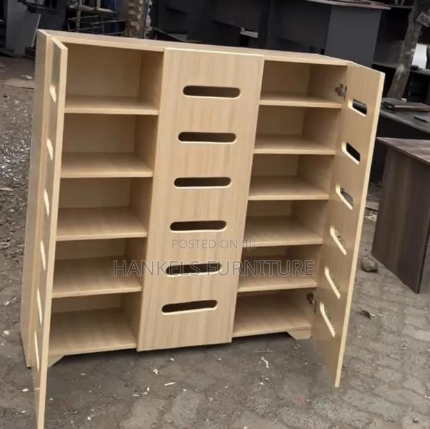 New 2 Door 4 by 4 Shoe Rack