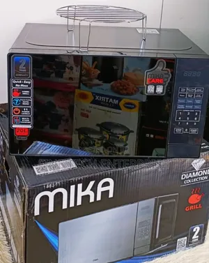 Mika Microwave Oven Grill 20ltr With 1000w Grill Silver