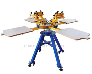 4 Colour 4 Station Screen Printing Machine